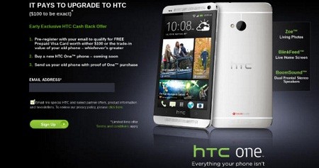 HTC trả tiền cho người dùng điện thoại cũ “lên đời” HTC One