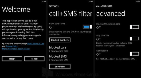 Trình làng bản cập nhật Windows Phone của Nokia hỗ trợ chặn cuộc gọi ảnh 3