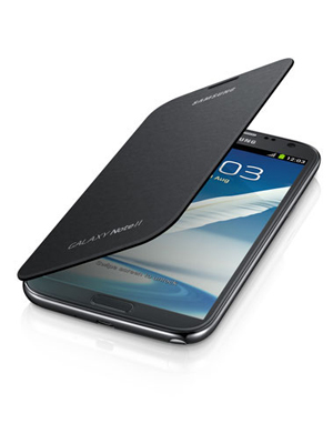 Bao da Samsung Galaxy Note 2 Flip Cover N7100 màu Titanium