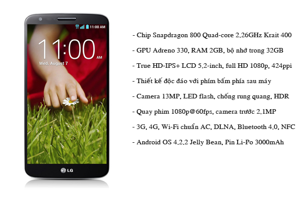 LG G2 Điện thoại Android nên mua trong dịp cuối năm