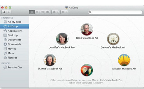 Phu kien iPhone - Sự nâng cấp vượt bậc của Apple cho AirDrop lên iOS 7