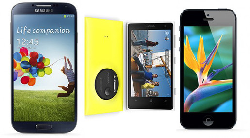 Phu kien iPhone - So sánh Lumia 1020 với Galaxy S4 và iPhone 5