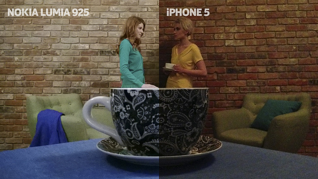 Phu kien iPhone - Nokia chê camera iPhone 5 bằng clip quảng cáo mới