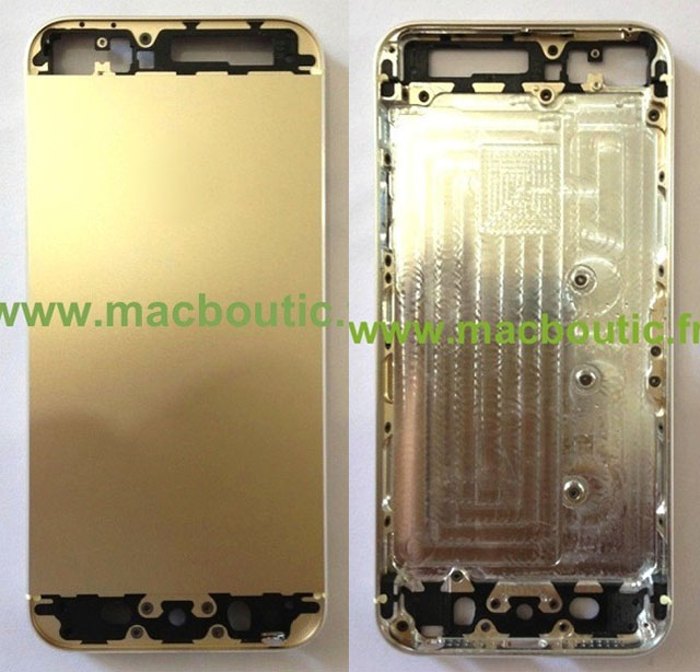 Phu kien iPhone - iPhone 5S vàng chính thức lộ diện