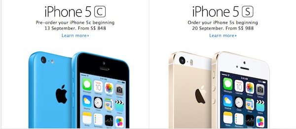 Phu kien iPhone - Chính thức có giá bán của iPhone 5S và 5C phiên bản quốc tế