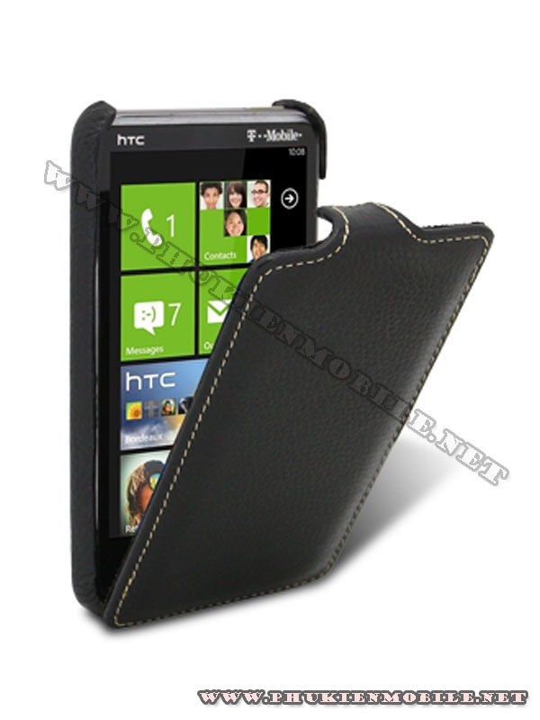 Bao lưng HTC HD7 Melkco Leather Case - Jacka Type màu đen 1