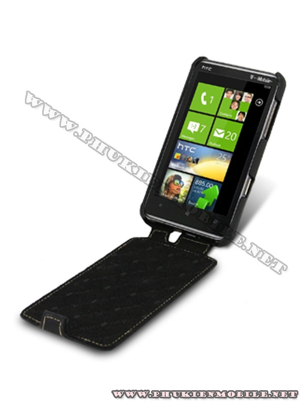 Bao lưng HTC HD7 Melkco Leather Case - Jacka Type màu đen 4
