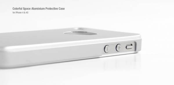 Ốp lưng iPhone 4 Hoco Color ful space aluminium 5