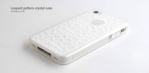 Ốp lưng iPhone 4 Hoco Leopard pattern crystal case 3