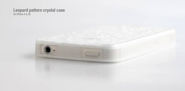 Ốp lưng iPhone 4 Hoco Leopard pattern crystal case 5