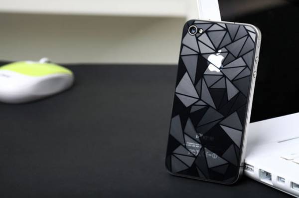 Miếng dán lứng 3D cho iPhone 4/4S Diamond 3