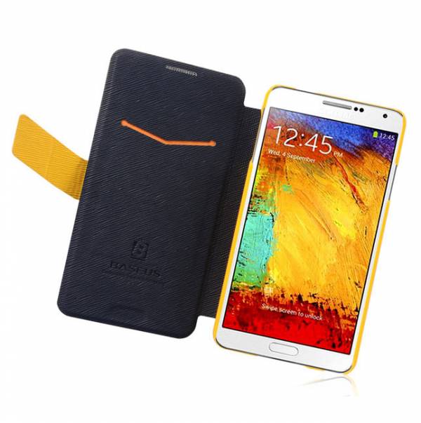 Bao da Samsung Galaxy Note 3 N9000 Baseus Faith Leather Case 3