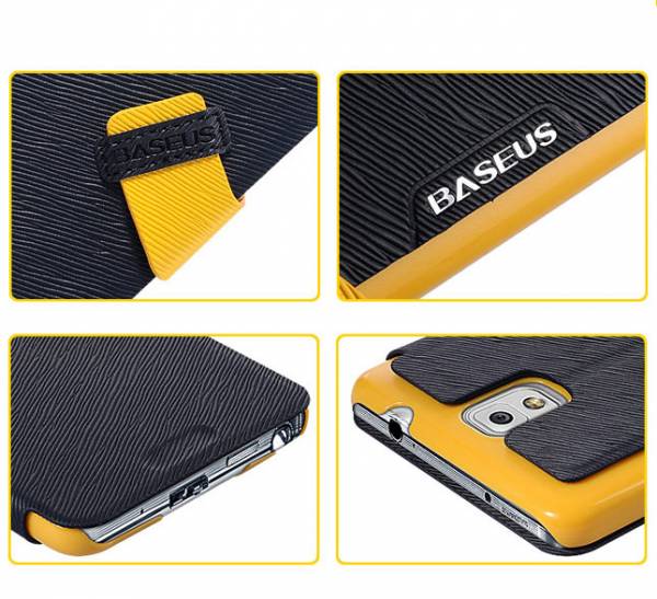 Bao da Samsung Galaxy Note 3 N9000 Baseus Faith Leather Case 8