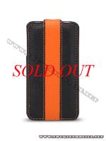Bao da iPhone 4 Melkco Leather Case - Limited Edition Jacka Type (Black/Orange LC) 