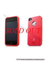 Ốp lưng iPhone 4 Capdase Alumor Metal Case (Đỏ)