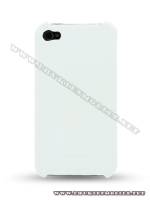 Ốp lưng  iPhone 4 Melkco Leather Snap Cover màu trắng