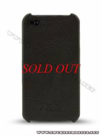 Phu kien iPhone - Ốp lưng  iPhone 4 Melkco Leather Snap Cover màu đen